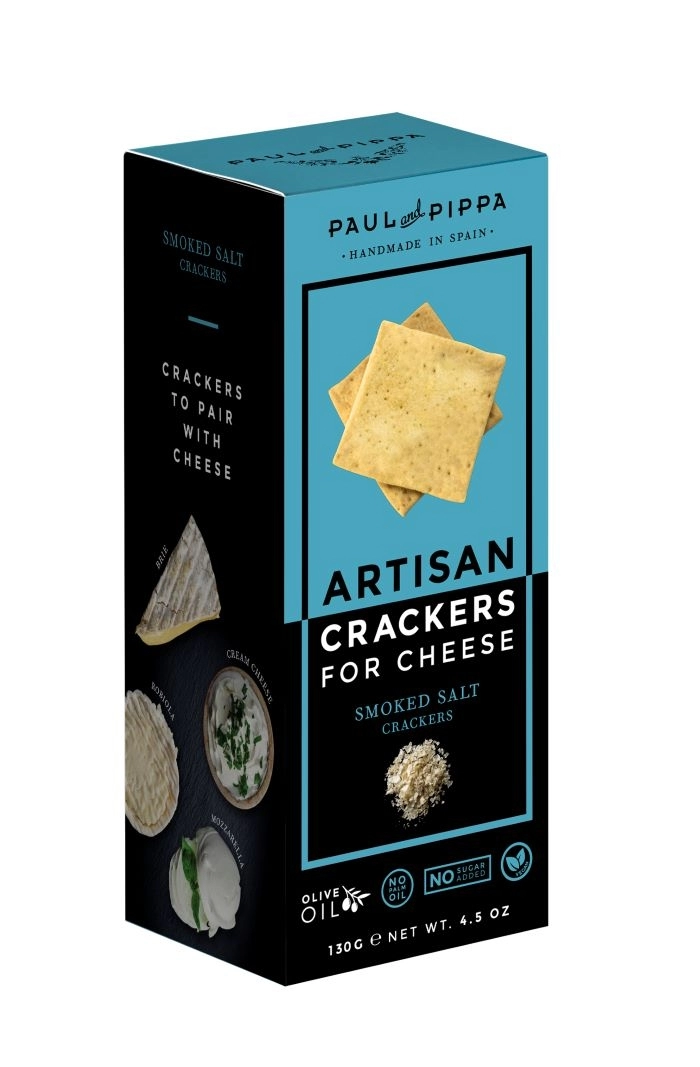 Crackers Cu Sare Afumata Paul And Pippa 130g 0